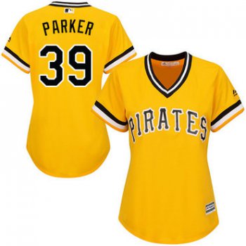 Pirates #39 Dave Parker Gold Alternate Women's Stitched Baseball Jersey