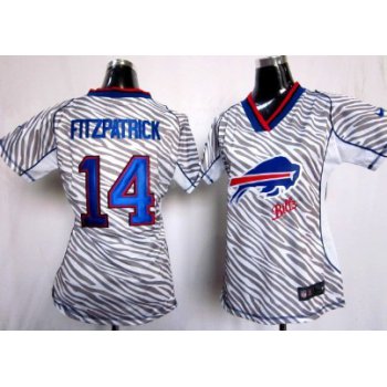 Nike Buffalo Bills #14 Ryan Fitzpatrick 2012 Womens Zebra Fashion Jersey