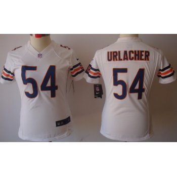 Nike Chicago Bears #54 Brian Urlacher White Limited Womens Jersey