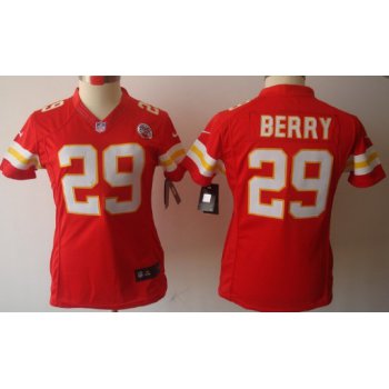 Nike Kansas City Chiefs #29 Eric Berry Red Limited Womens Jersey