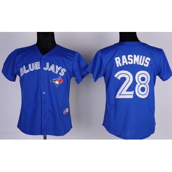 Toronto Blue Jays #28 Colby Rasmus 2012 Blue Womens Jersey