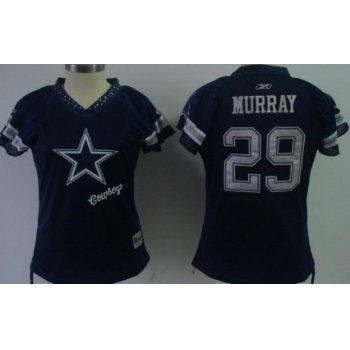 Dallas Cowboys #29 DeMarco Murray 2011 Blue Womens Field Flirt Fashion Jersey