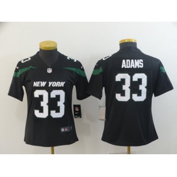 Nike New York Jets 33 Jamal Adams Black Women New 2019 Vapor Untouchable Limited Jersey