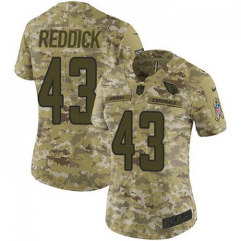 Nike Cardinals #43 Haason Reddick Camo Women's Stitched NFL Limited 2018 Salute to Service Jersey