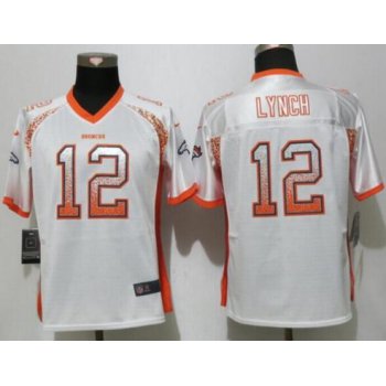 Women's Denver Broncos #12 Paxton Lynch White Drift Fashion NFL Nike Jersey