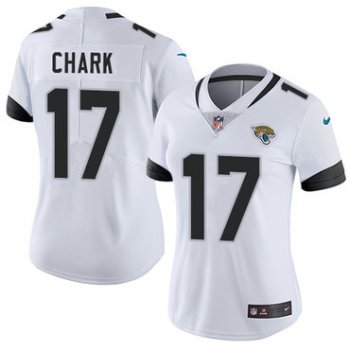 Nike Jacksonville Jaguars #17 DJ Chark White Women's Stitched NFL Vapor Untouchable Limited Jersey