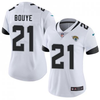 Nike Jacksonville Jaguars #21 A.J. Bouye White Women's Stitched NFL Vapor Untouchable Limited Jersey