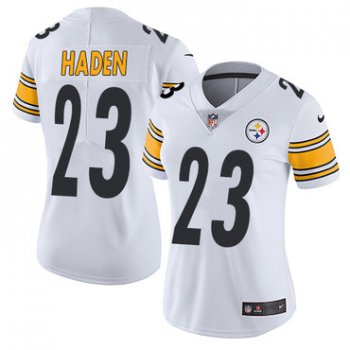 Nike Steelers #23 Joe Haden White Women's Stitched NFL Vapor Untouchable Limited Jersey