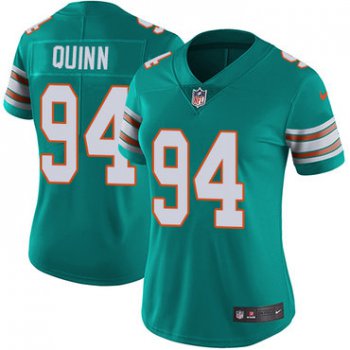 Nike Dolphins #94 Robert Quinn Aqua Green Alternate Women's Stitched NFL Vapor Untouchable Limited Jersey
