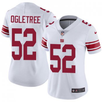 Nike Giants #52 Alec Ogletree White Women's Stitched NFL Vapor Untouchable Limited Jersey