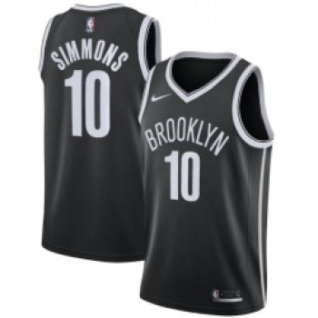 Men Nike Brooklyn Nets 10 Ben Simmons Icon Edition Swingman Jersey