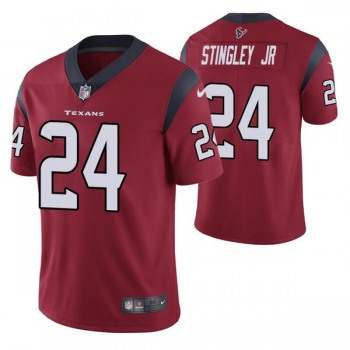Men's Houston Texans #24 Derek Stingley Jr. Red Vapor Untouchable Limited Stitched Jersey