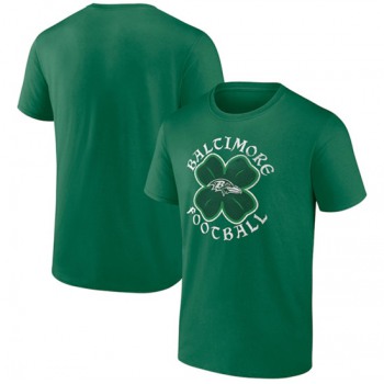 Men's Baltimore Ravens Kelly Green St. Patrick's Day Celtic T-Shirt