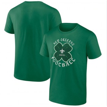 Men's New Orleans Saints Kelly Green St. Patrick's Day Celtic T-Shirt