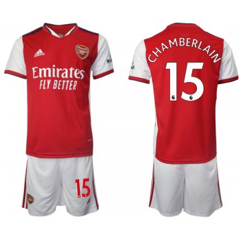 Men 2021-2022 Club Arsenal home red 15 Soccer Jersey