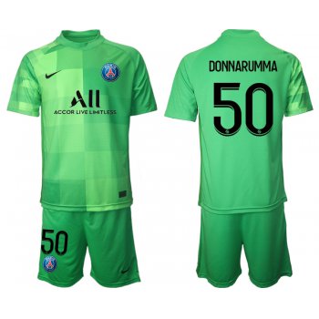 Men 2021-2022 Club Paris St German green goalkeeper 50 Soccer Jersey