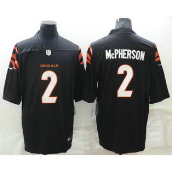 Men's Cincinnati Bengals #2 Evan McPherson NEW Black 2021 Vapor Untouchable Stitched NFL Nike Limited Jersey