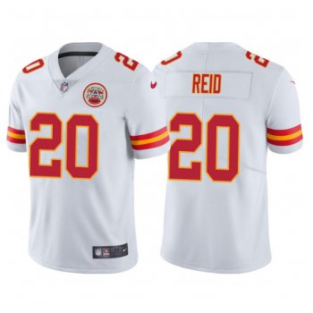Men's Kansas City Chiefs #20 Justin Reid White Vapor Untouchable Limited Stitched Jersey