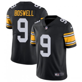 Men's Pittsburgh Steelers #9 Chris Boswell Black Vapor Untouchable Stitched Jersey