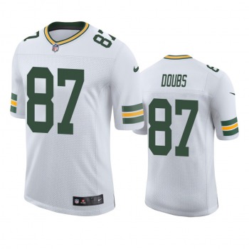 Men's Green Bay Packers #87 Romeo Doubs White Stitched NFL Vapor Untouchable Limited Jersey
