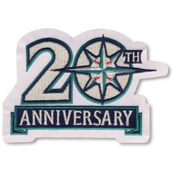 1996 Seattle Mariners 20th Anniversary Patch