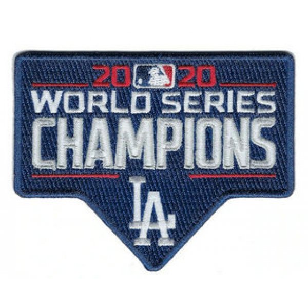 2020 MLB World Series Champions Jersey Patch Los Angeles Dodgers