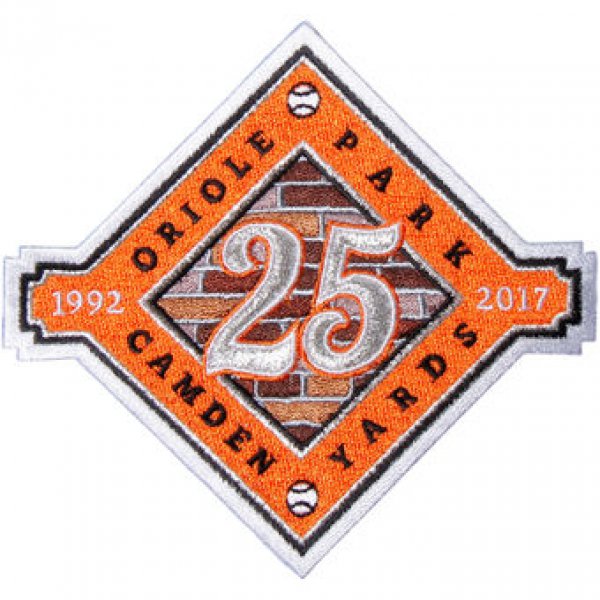 Baltimore Orioles Camden Yards 25th Anniversary Commemorative Patch