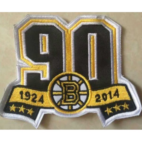 Boston Bruins 90th Anniversary Patch