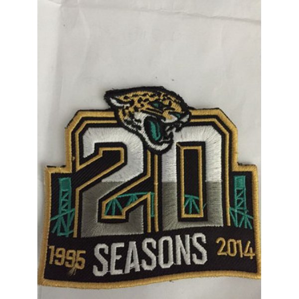 Jacksonville Jaguars 20th Anniversary Patch