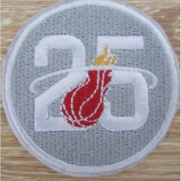 Miami Heat 25th Anniversary Patch