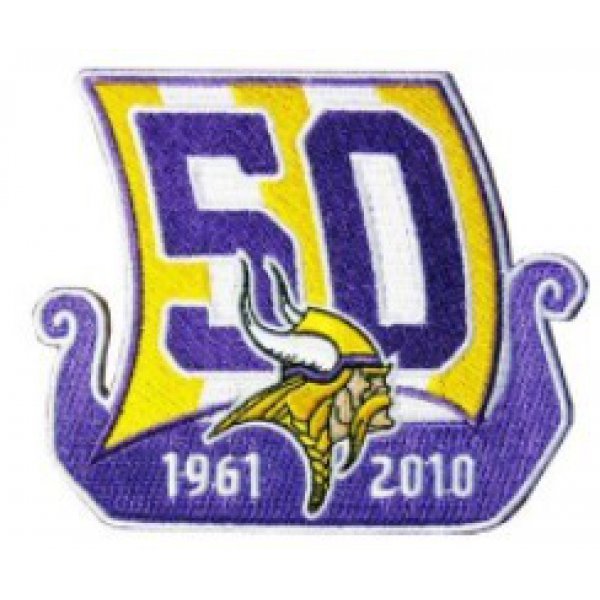 Minnesota Vikings 50th Anniversary Patch
