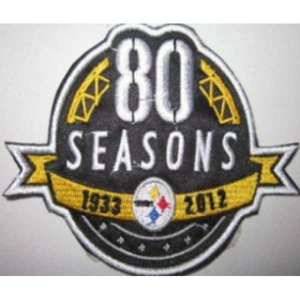 Pittsburgh Steelers 80th Anniversary Patch