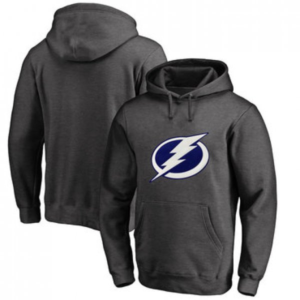 Tampa Bay Lightning Dark Gray Men's Customized All Stitched Pullover Hoodie