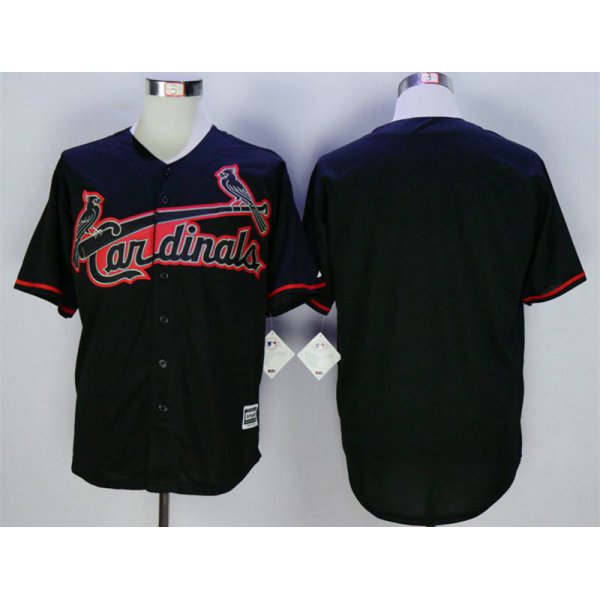 Women's St. Louis Cardinals Custom Black New Cool Base Jersey