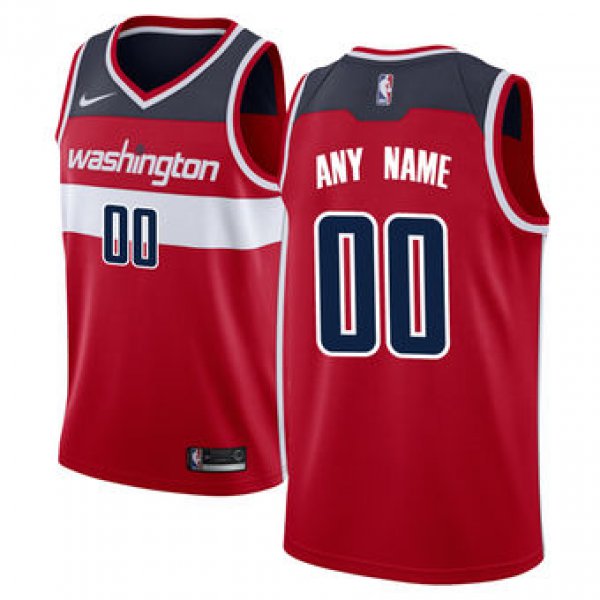 Men's Washington Wizards Nike Red Swingman Custom Icon Edition Jersey