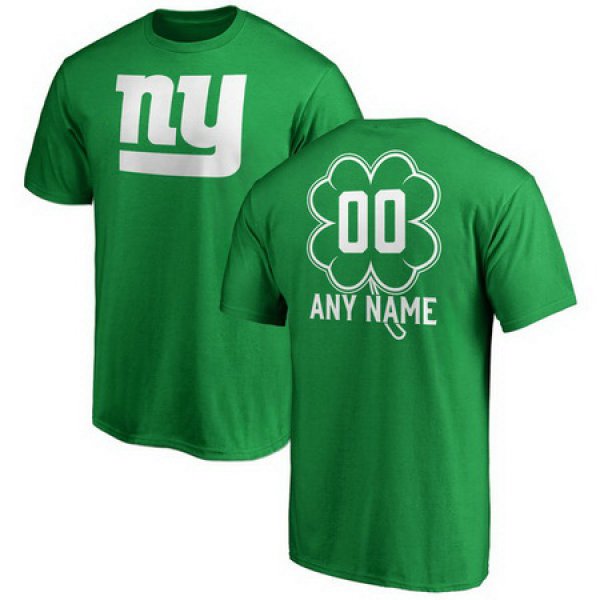 New York Giants Pro Line by Fanatics Branded Custom Dubliner T-Shirt - Kelly Green