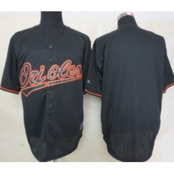 Men's Baltimore Orioles Customized 2012 Black Fashion Jersey