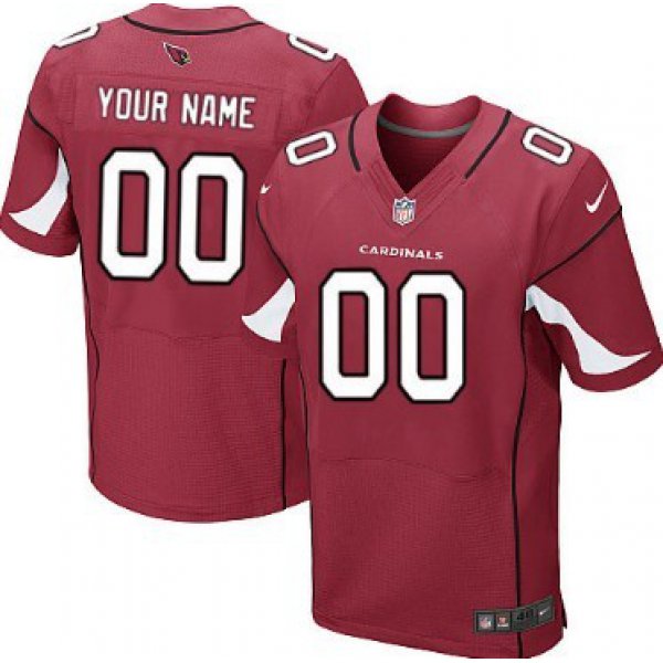 Men's Nike Arizona Cardinals Customized Red Elite Jersey