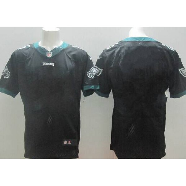 Men's Philadelphia Eagles Nike Black Customized 2014 Elite Jersey