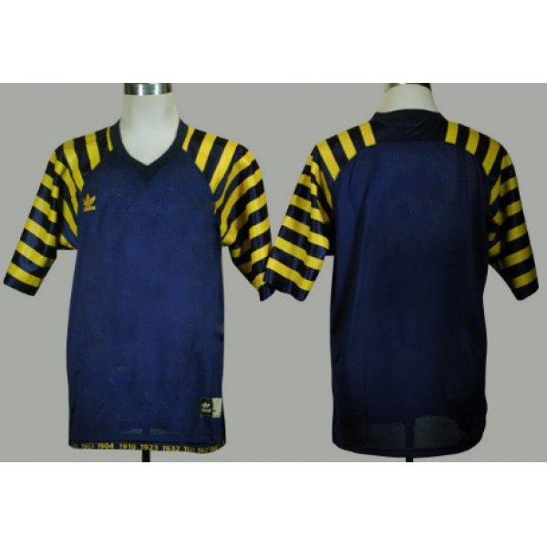 Kids' Michigan Wolverines Customized Navy Blue Under The Lights Jersey