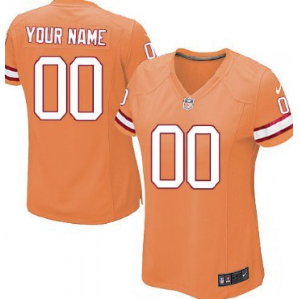 Women's Nike Tampa Bay Buccaneers Customized Orange Limited Jersey