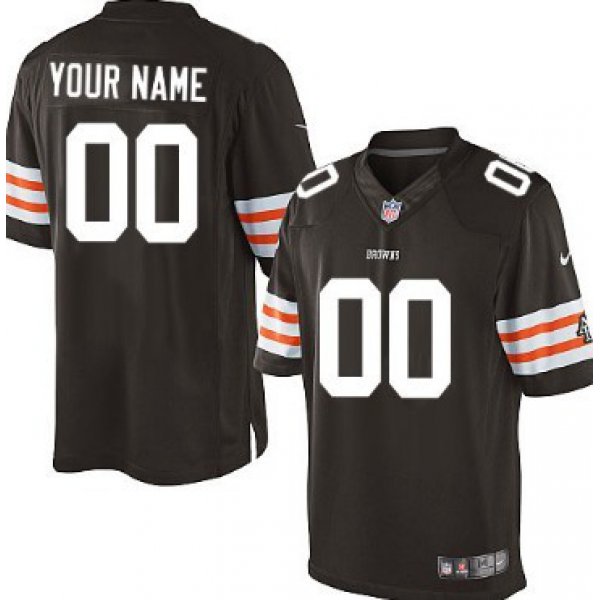 Men's Nike Cleveland Browns Customized Brown Limited Jersey