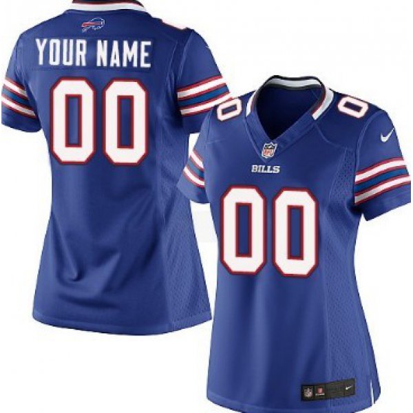 Women's Nike Buffalo Bills Customized Light Blue Game Jersey