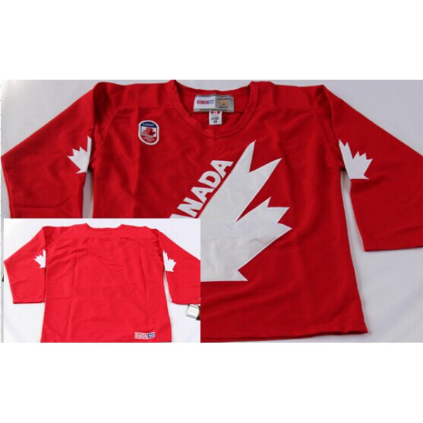 1991 Olympics Canada Men's Customized Red Jersey