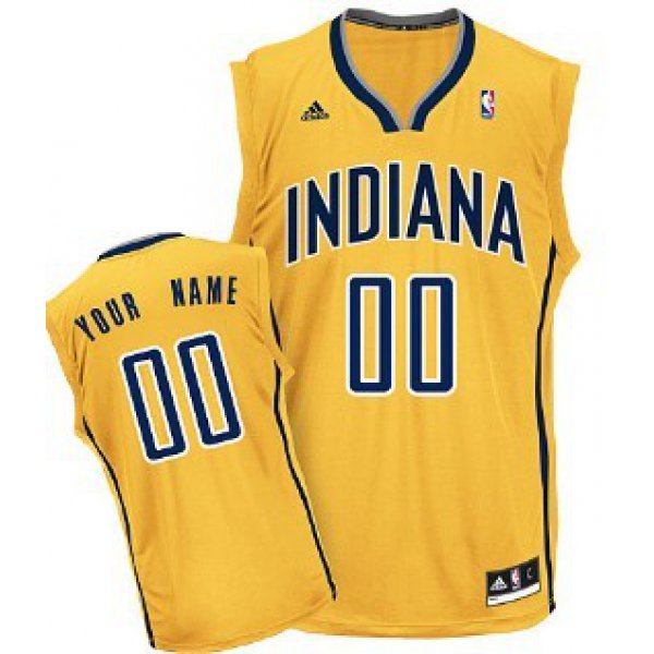 Kids Indiana Pacers Customized Yellow Jersey