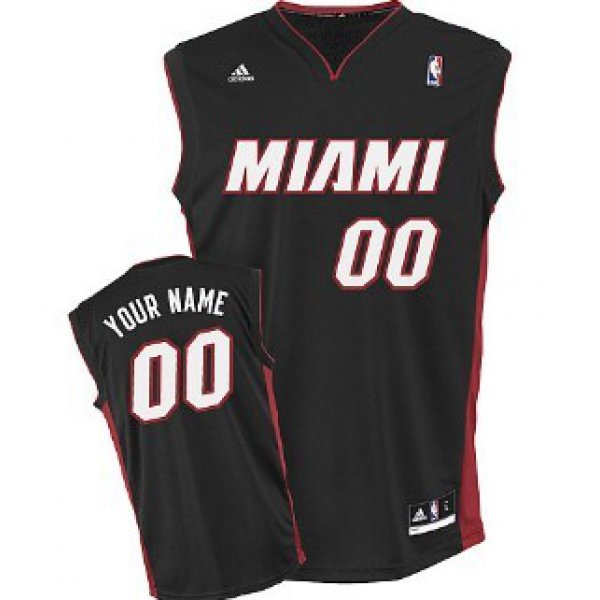 Kids Miami Heat Customized Black Jersey