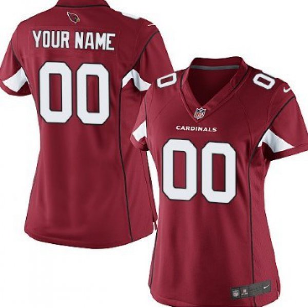 Women's Nike Arizona Cardinals Customized Red Limited Jersey