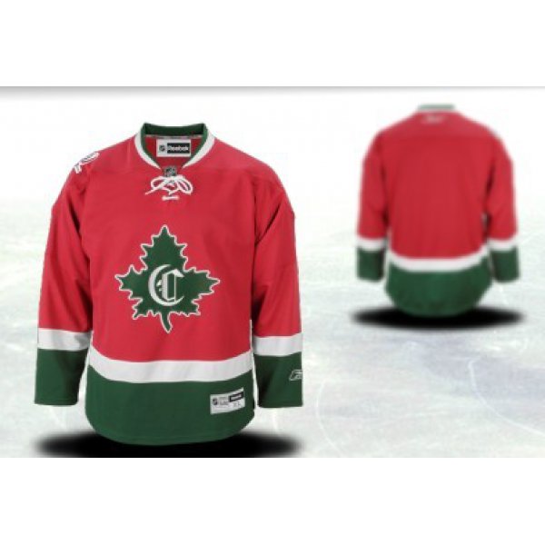 Montreal Canadiens Mens Customized Red CD Jersey