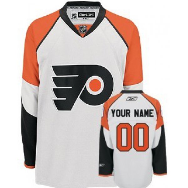 Philadelphia Flyers Mens Customized White Jersey