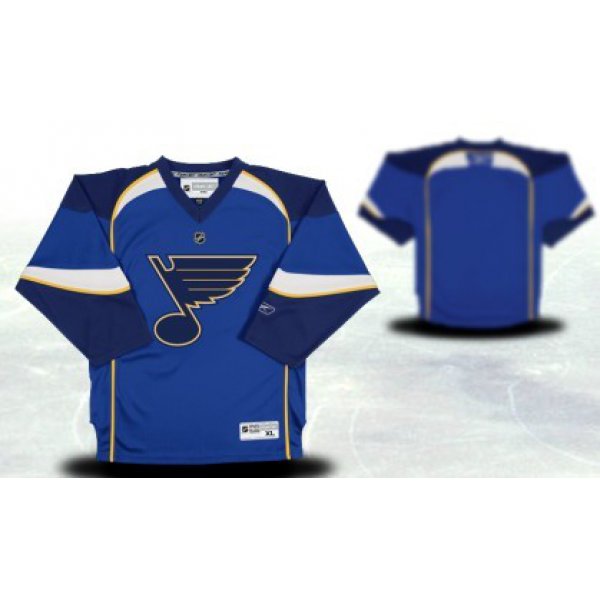 St. Louis Blues Youths Customized Blue Jersey
